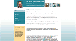 Desktop Screenshot of dr-everke.de